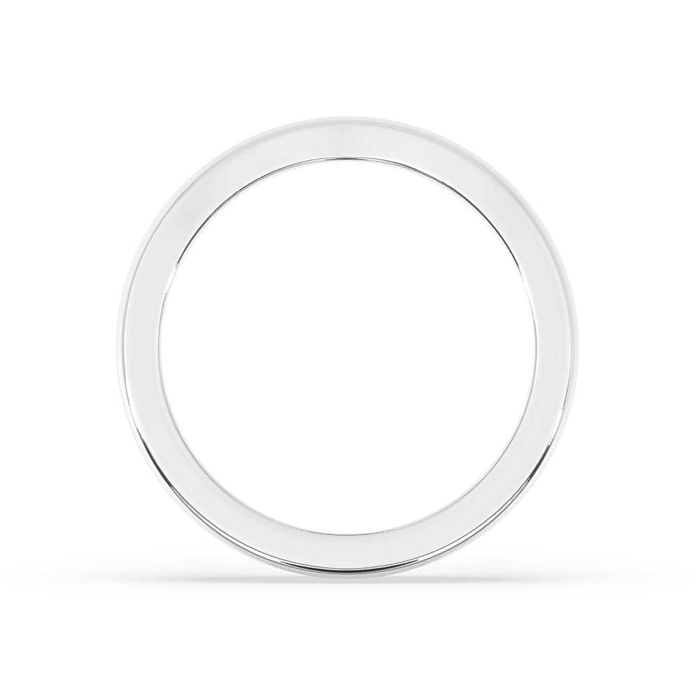 Custom wedding band made to match any engagement ring.
