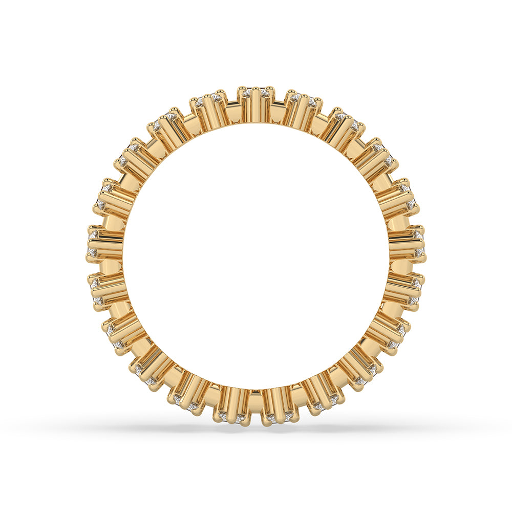A timeless eternity wedding band.
