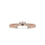Curved wedding band with round diamond wedding band design.
