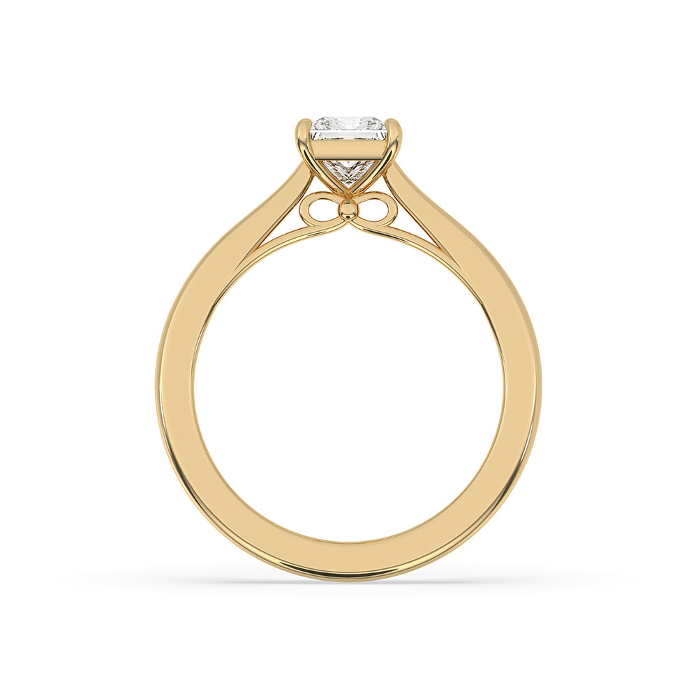 Gorgeous handmade jewelry featuring a Princess Cut Solitaire Ring and carat diamonds ring design.
