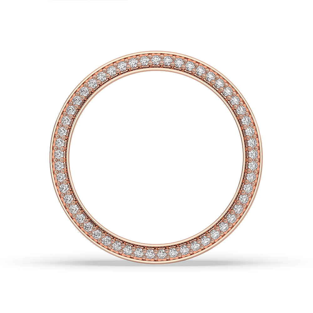 Rose Gold Wedding Band with a classic finish.
