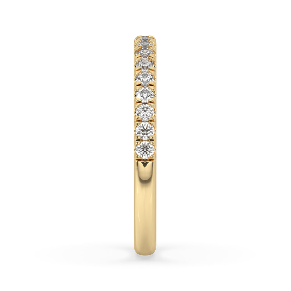 Half Eternity Band - Round Cut Diamond