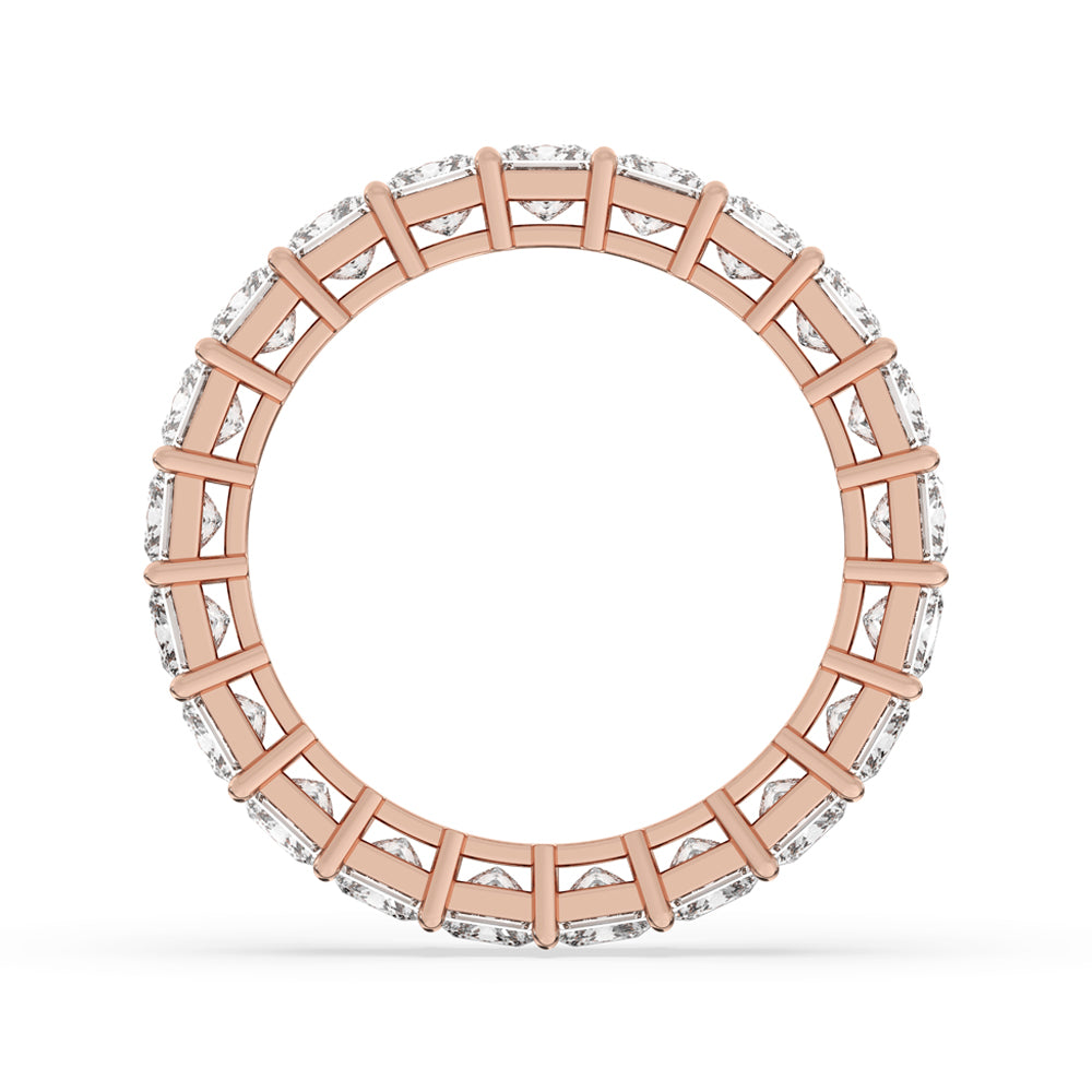 Sparkling princess cut eternity band for lasting beauty
