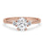 Elongated cushion engagement ring with double claw setting, featuring Lab Grown Diamond and handmade jewelry craftsmanship.
