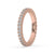 Full eternity band showcasing sparkling diamonds all around.
