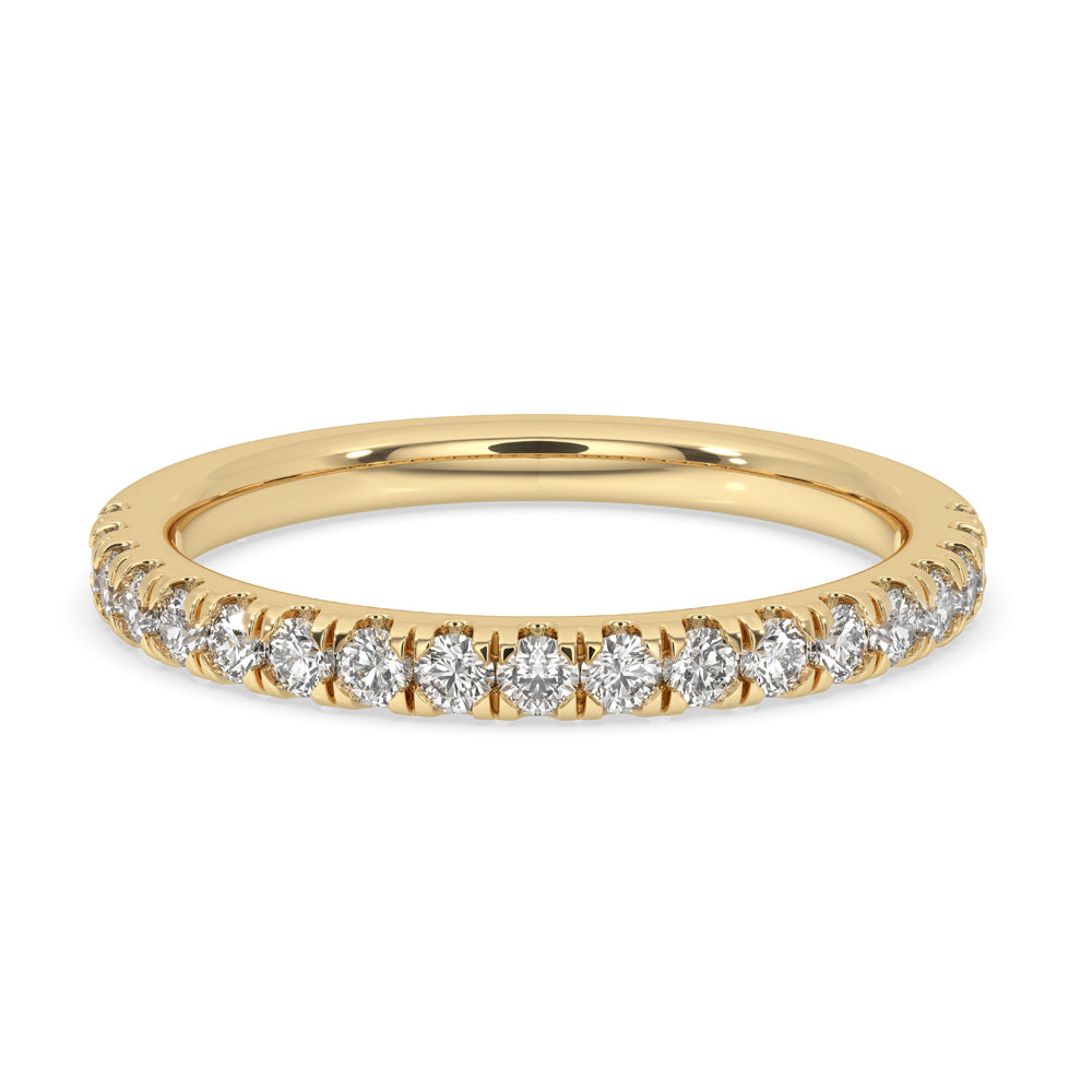 Half Eternity Band - Round Cut Diamond