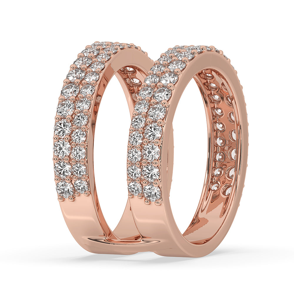 Wrap guard wedding band in elegant design.
