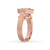 Solitaire bezel ring with a simple, elegant look.
