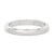 A stunning white gold wedding band with a sleek and modern design.

