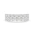 Emerald Cut Eternity Band paired with half eternity band and prong set band.
