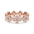 Bezel Set Wedding Band designed with round cut wedding band and full eternity band.
