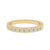 Yellow Gold Diamond Wedding Band crafted with round cut diamond band in eternity wedding band style.
