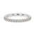 Half eternity wedding band with sparkling diamonds.
