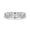 White Gold Eternity Band designed with lab grown round cut diamonds.
