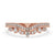 Tiara wedding band with intricate details, perfect for adding elegance to your bridal jewellery collection.
