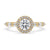 Round diamond ring featuring a stunning halo setting with a hidden halo design and IGI certified Lab Grown Diamond.

