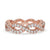 Round diamond wedding band with exquisite design and sparkle.
