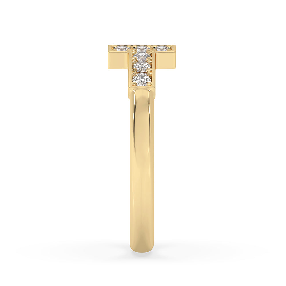 Unique wedding band with a twisted handcrafted look.
