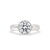 Old European cut diamond ring in a classic solitaire setting.