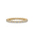 Gold Eternity Band with Round Cut Diamond.