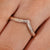 Marquise diamond ring with split shank and tulip setting
