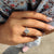 Oval Hidden Halo Engagement Ring – Pave Setting