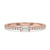 East West engagement ring with baguette diamond. IGI certified. Lab Grown Diamond, Handmade jewelry.