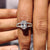 Oval Ring with Split Shank Pave