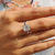 Bezel Emerald Cut Engagement Ring