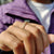 The east to west ring setting offers a unique, modern look.