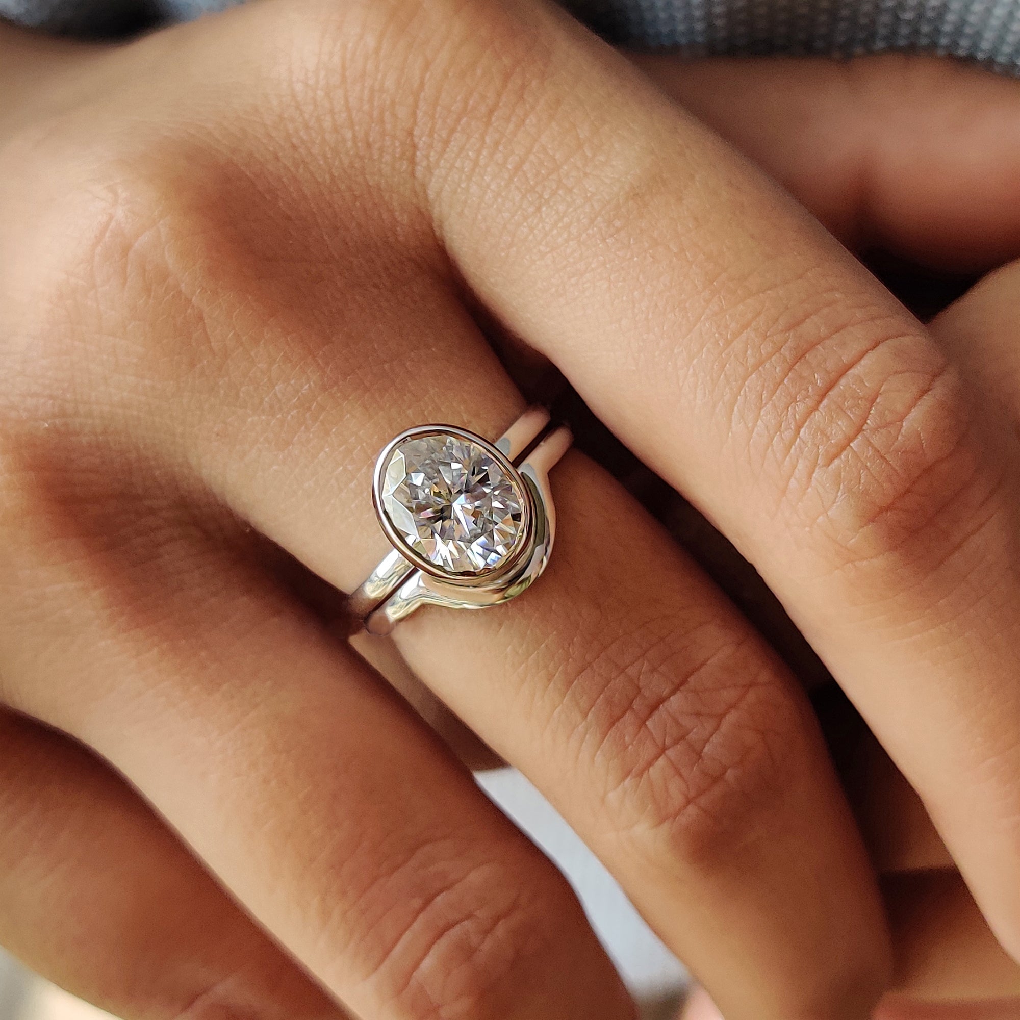 Oval Cut Diamond Ring