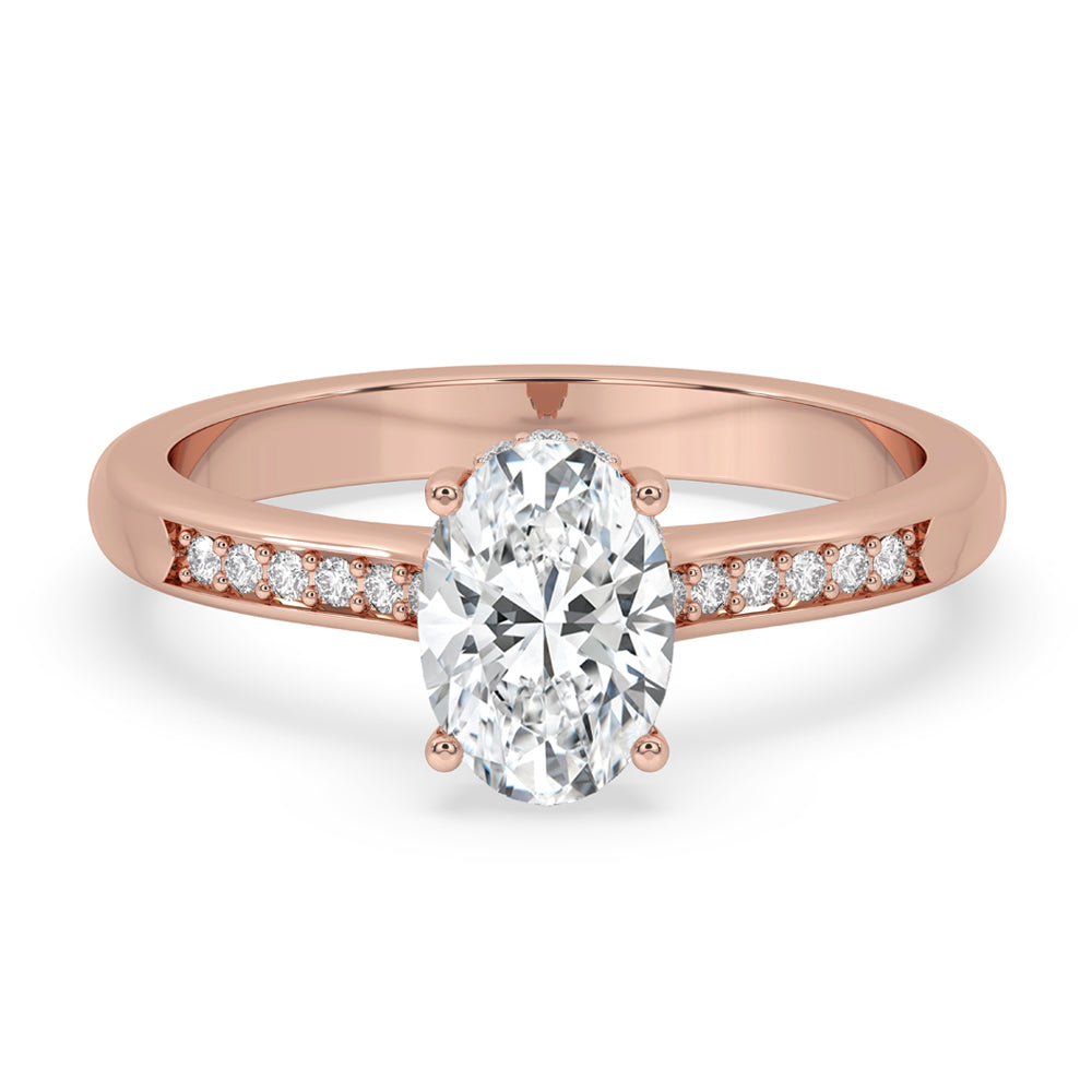 Exquisite 2 carat oval diamond ring offering unmatched brilliance and style.
