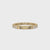 Gold Wedding Band Women With Round Diamonds