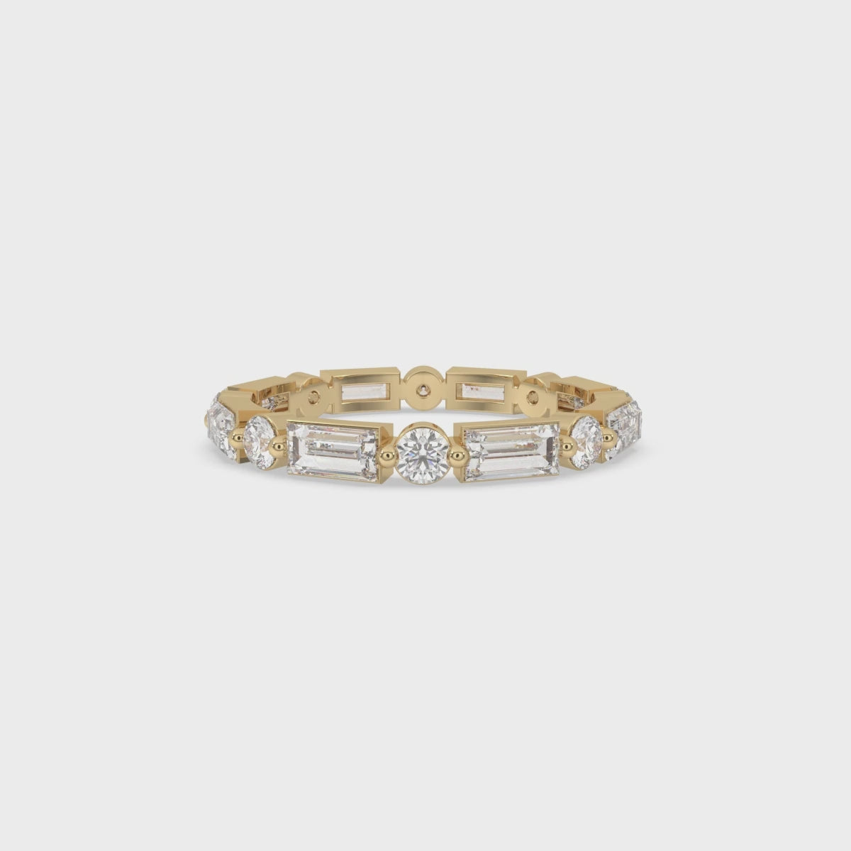 Baguette Wedding Band