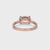 East West Oval Engagement Ring