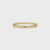 Yellow Gold Wedding Band - Round Diamond