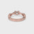 Heart Shape Ring Diamond With Classic Prong Setting