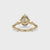 Oval Shaped Engagement Ring - Distance Pave