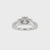 Round Cut 3 Stone Double Prong Engagement Ring
