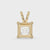 Asscher Cut Solitaire Diamond Pendant