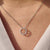 Diamond Halo Pendant in Round Circle Design