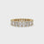 Diamond Eternity Band with Emerald Cut Brilliance