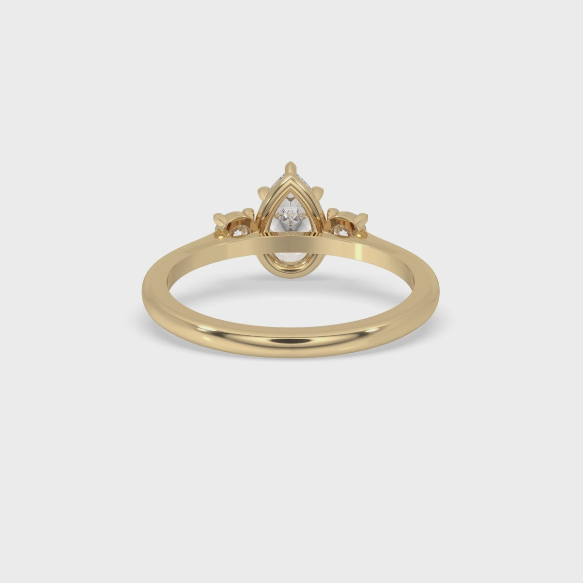 Teardrop Engagement Ring