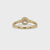 Single Diamond Engagement Ring Round Diamond in Gold Setting