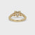 Three Stone Diamond Ring In Yellow Gold Elegance