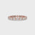 Shared Prong Rose Gold Eternity Band