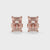 Emerald Cut Diamond Earrings
