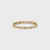 Yellow Gold Baguette And Round Diamond Band