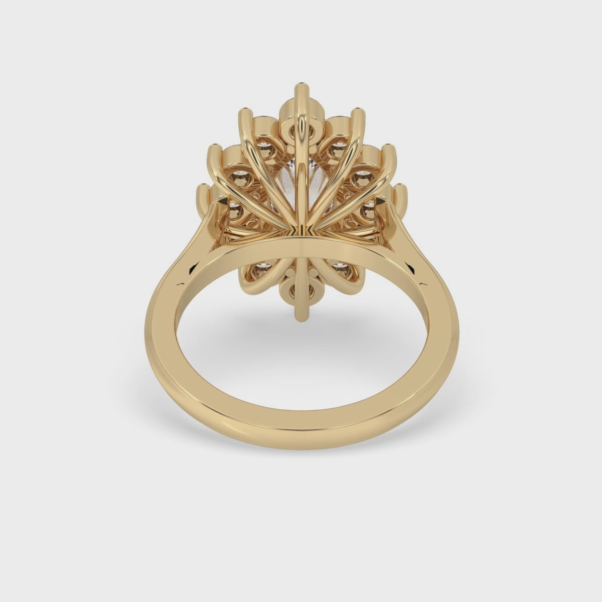 Cluster Engagement Ring