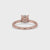 Round Diamond Hidden Halo Engagement Ring
